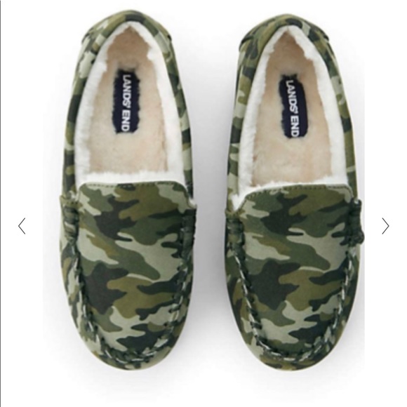 Lands' End Other - Lands End Camo Slippers